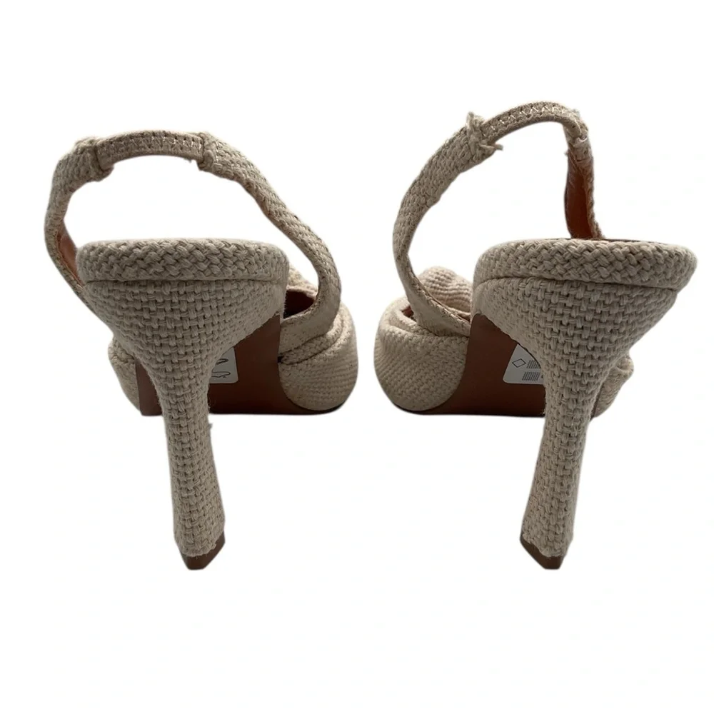 ASOS Elegant Cream Slingback Women's Shoes size 7‎